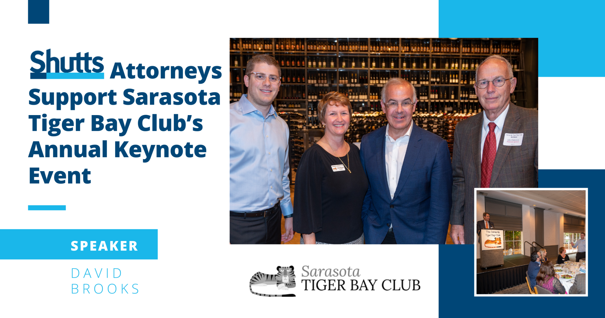 Shutts Attorneys Support Sarasota Tiger Bay Club’s Annual Keynote Event