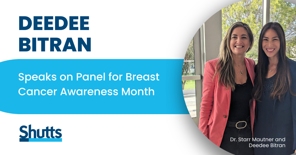 Deedee Bitran Speaks on Panel for Breast Cancer Awareness Month