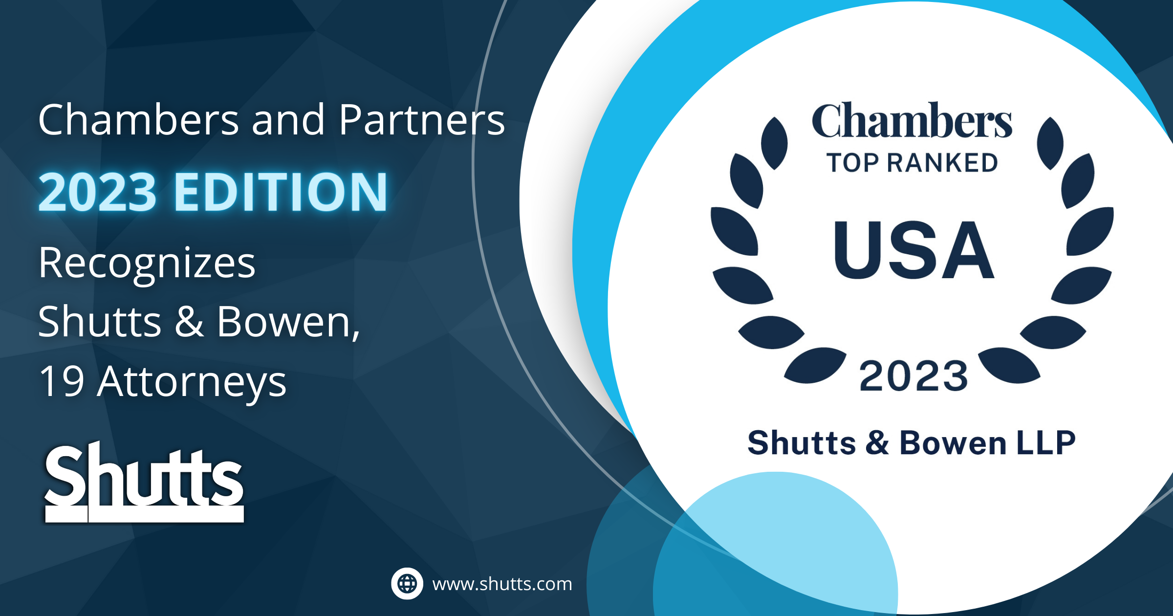 Chambers And Partners 2023 Edition Recognizes Shutts Bowen 19