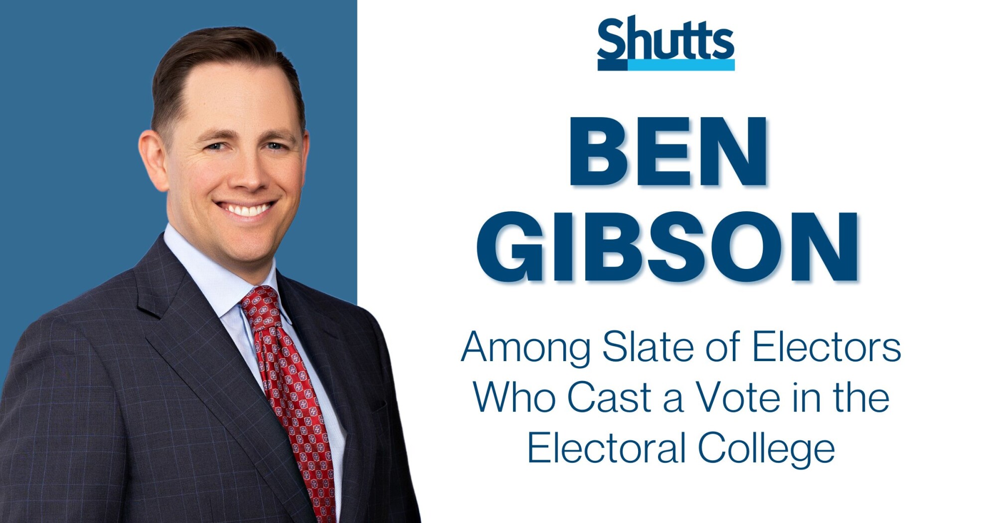 Ben Gibson Among Slate of Electors Who Cast a Vote in the Electoral College 