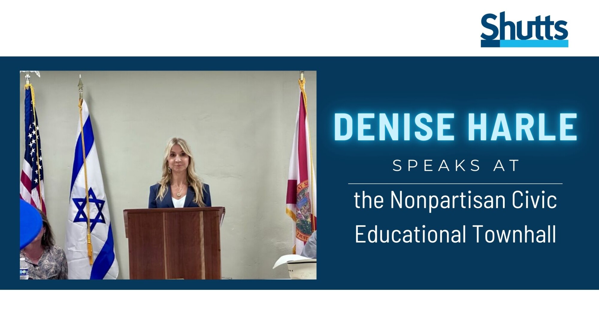 Denise Harle Speaks at the Nonpartisan Civic Educational Townhall