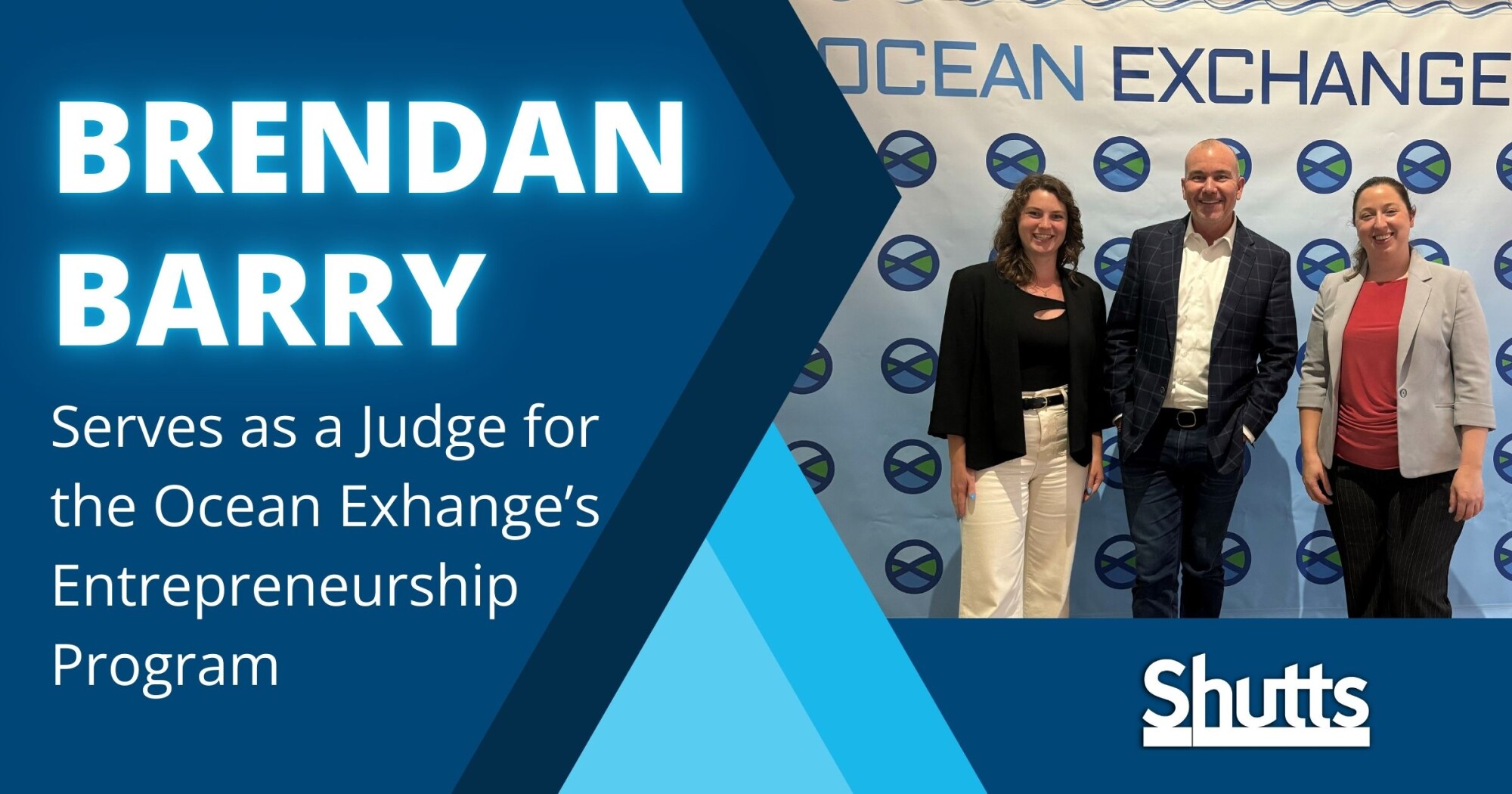 Brendan Barry Serves as a Judge for Ocean Exchange’s Entrepreneurship Program 