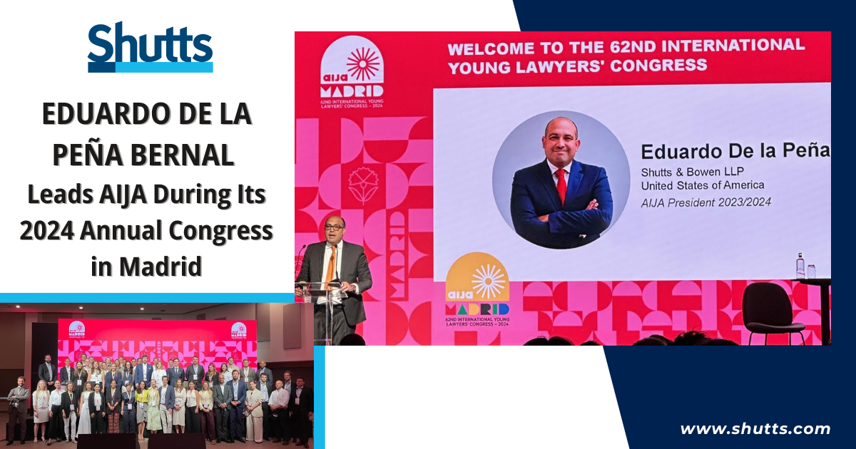 Eduardo De la Peña Bernal Leads AIJA During Its 2024 Annual Congress in Madrid