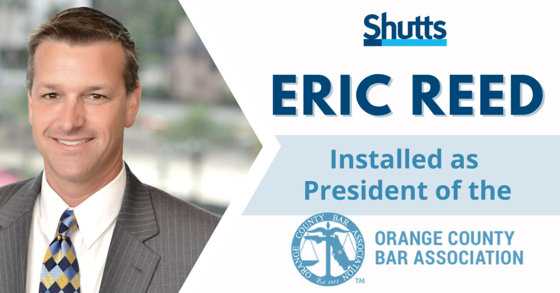 Eric Reed Installed as President of Orange County Bar Association