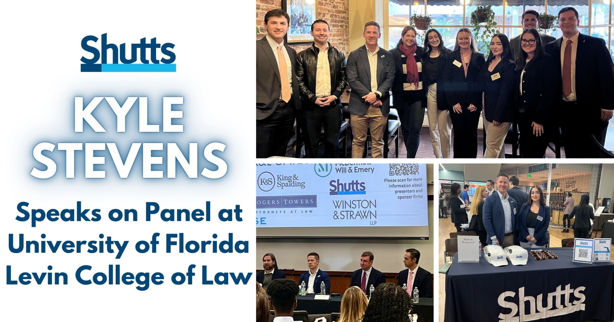 Kyle Stevens Speaks on Panel at University of Florida Levin College of Law