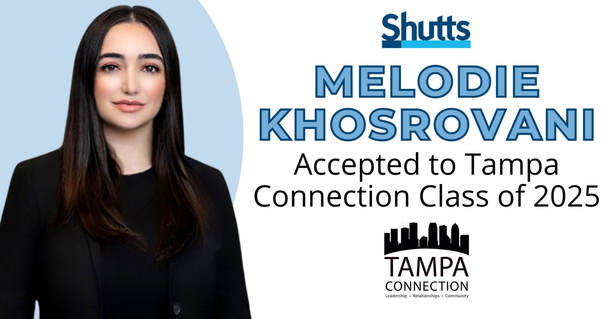 Melodie Khosrovani Accepted to Tampa Connection Class of 2025