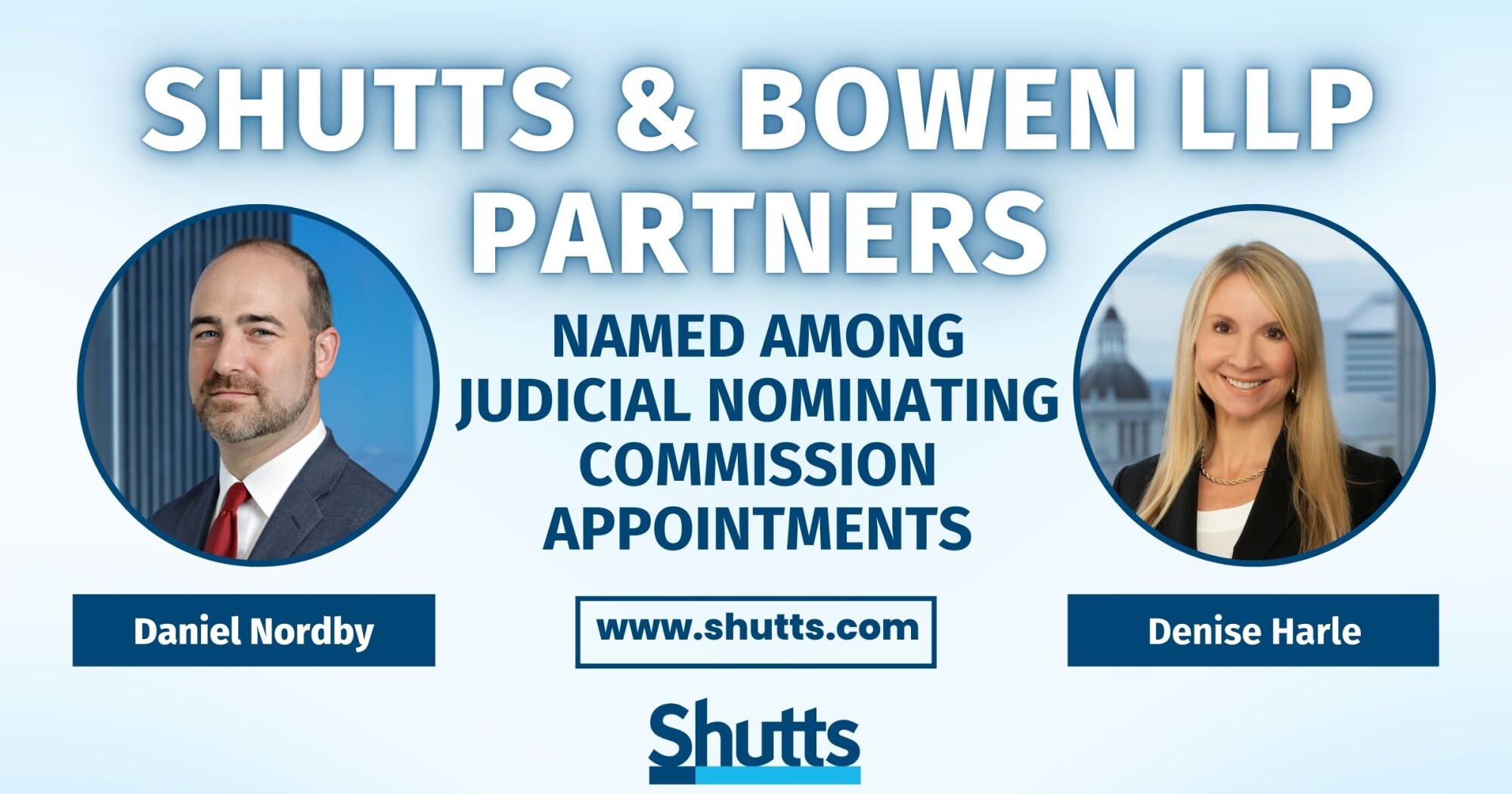 Shutts & Bowen Partners Named Among Judicial Nominating Commission Appointments