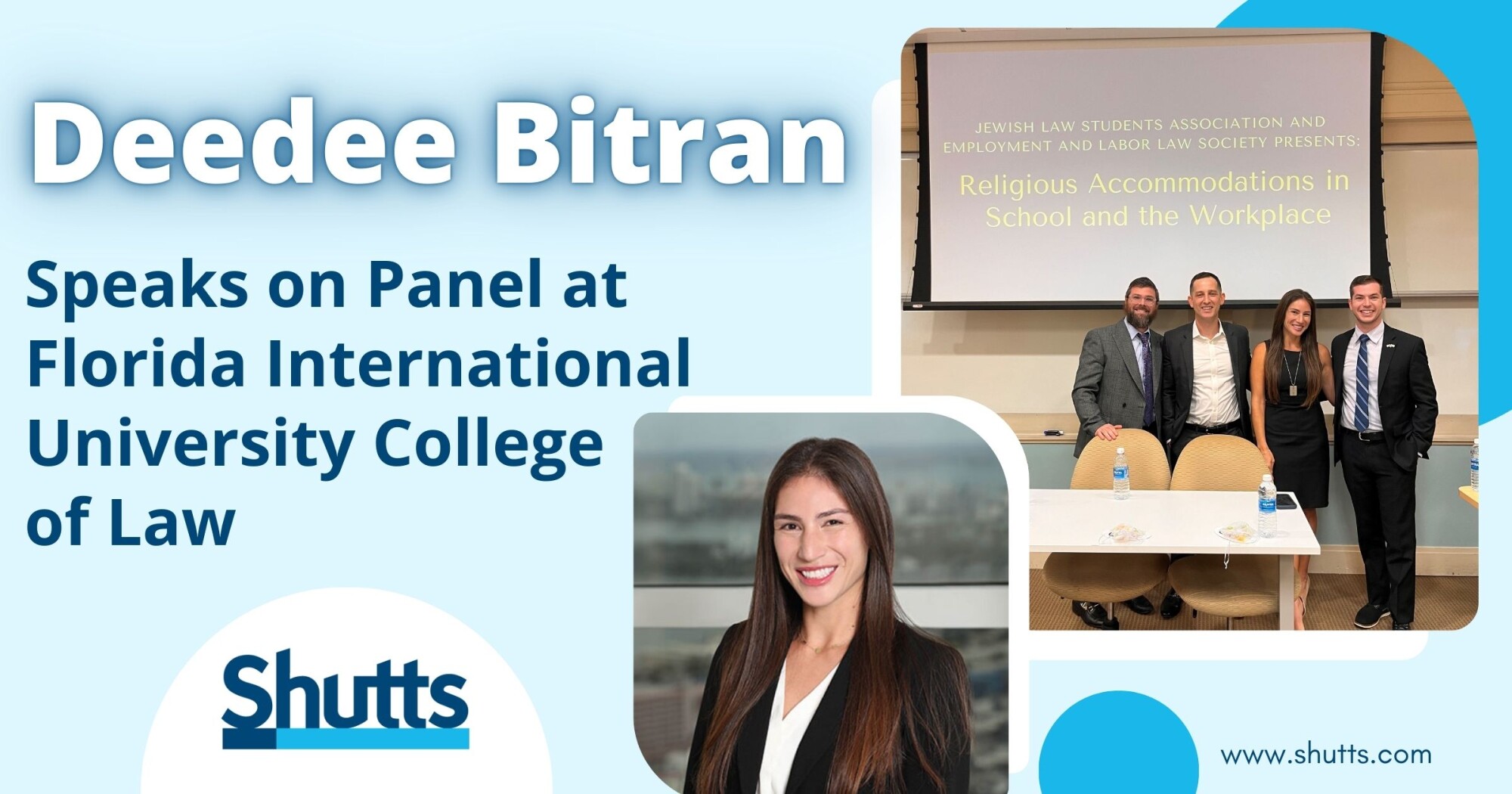 Deedee Bitran Speaks on Panel at Florida International University College of Law