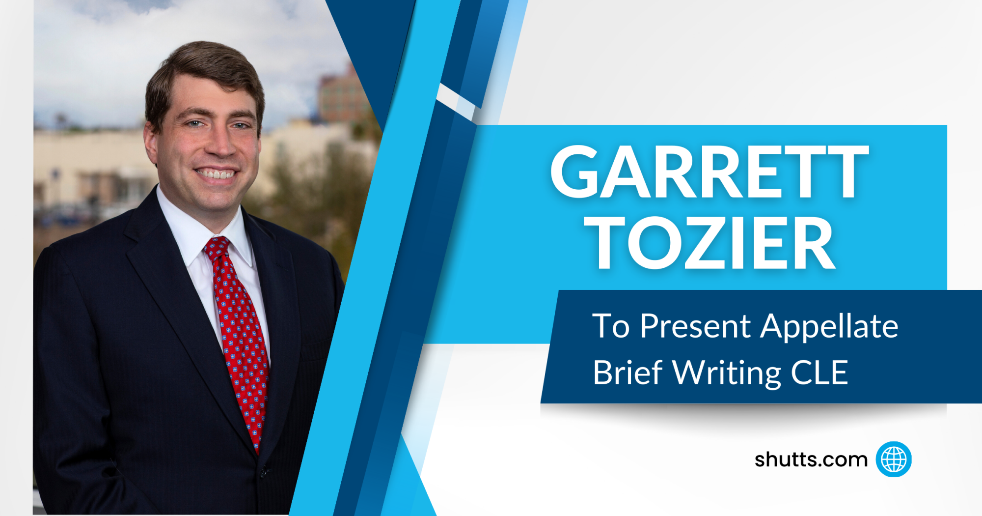 Garrett Tozier to Present Appellate Brief Writing CLE