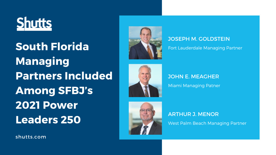 South Florida OMPs included among SFBJ's 2021 Power Leaders 250