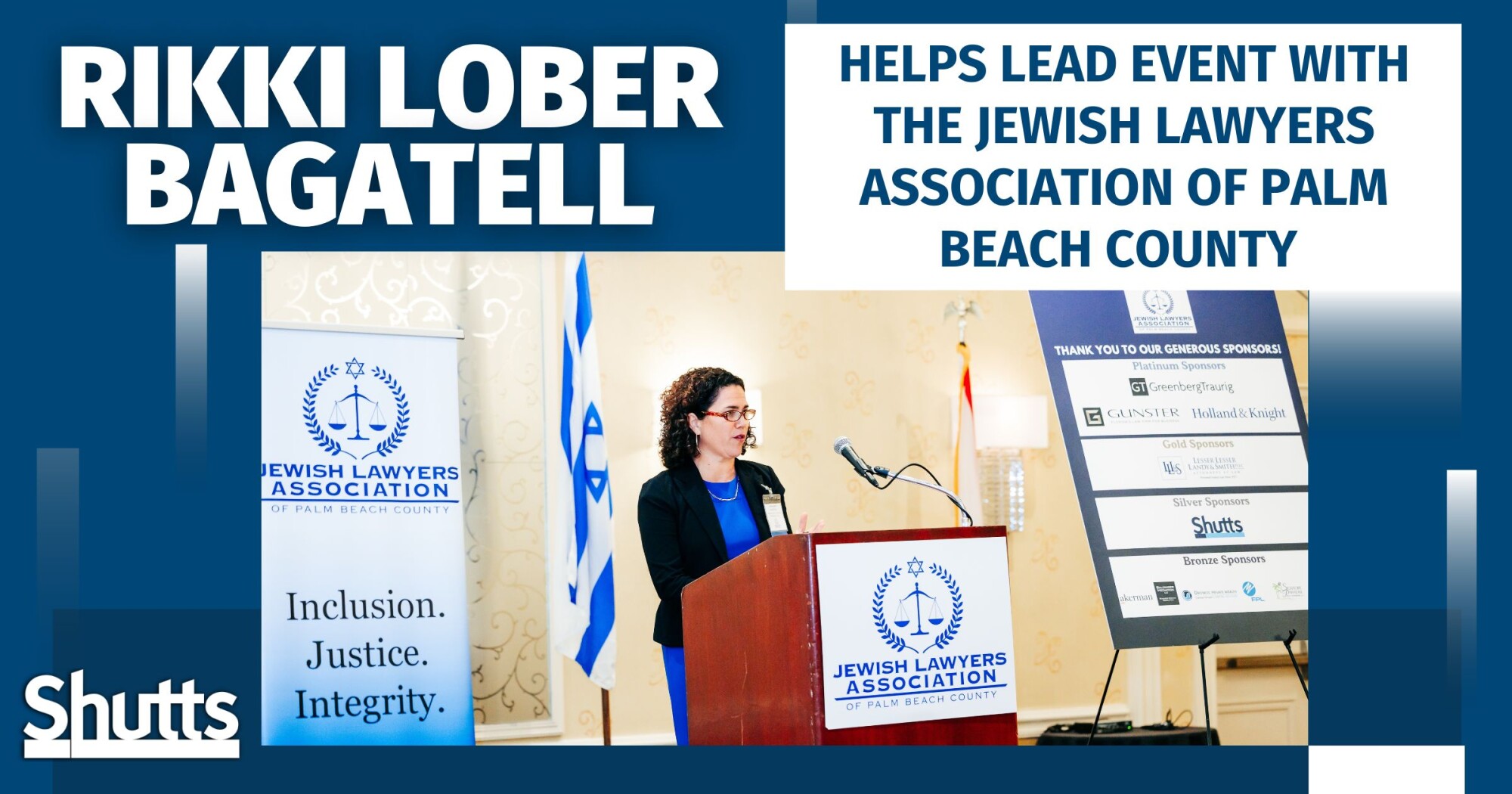 Rikki Lober Bagatell Helps Lead Event with the Jewish Lawyers Association of Palm Beach County