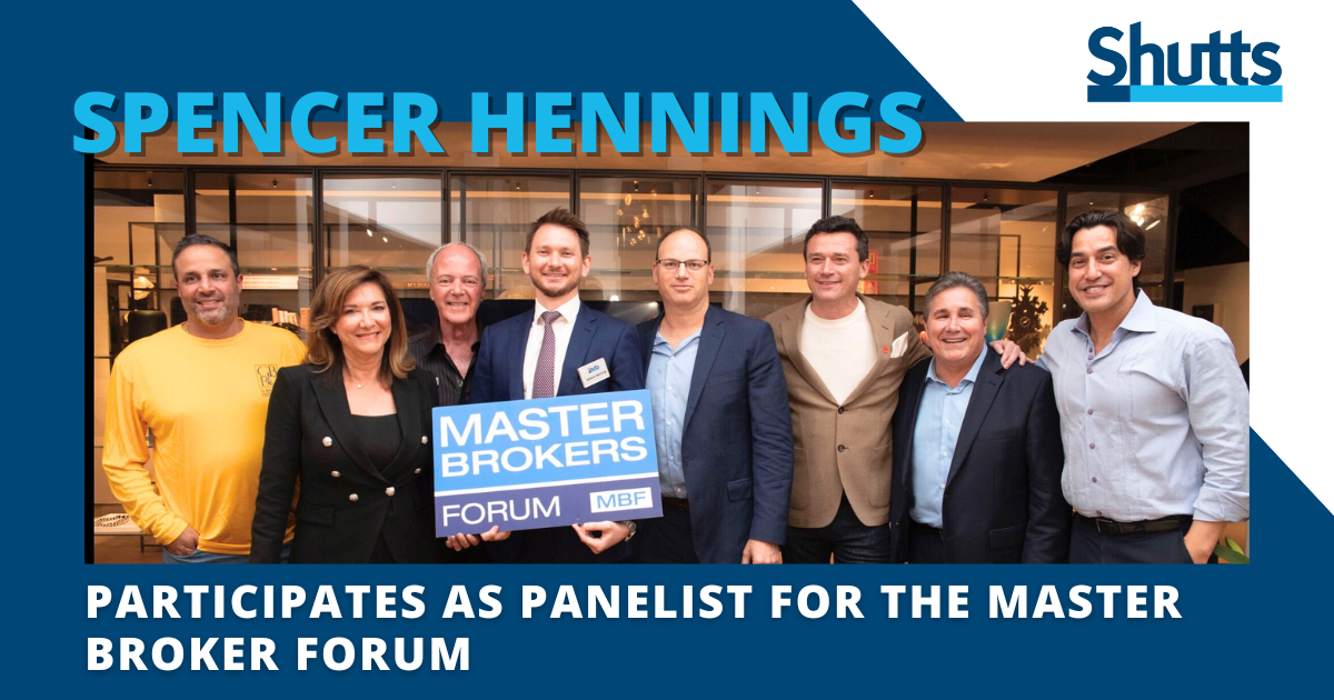 Spencer Hennings Participates as Panelist for the Master Broker Forum 