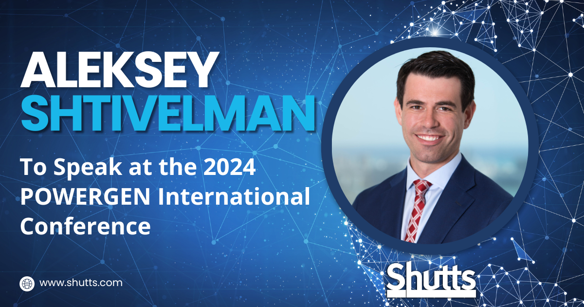 Aleksey Shtivelman To Speak at the 2024 POWERGEN International